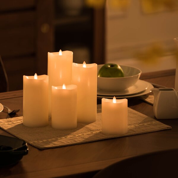 5 Inch Diameter Pillar Candles | Wayfair